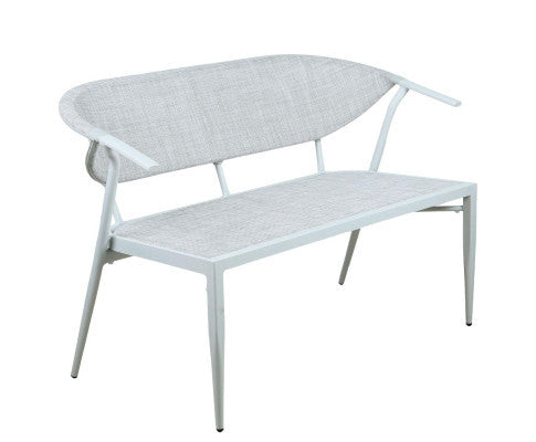 SATURN OUTDOOR ALUMINIUM 4 PIECE LOUNGE SETTING - WHITE