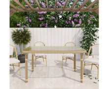 CARLEY OUTDOOR DINING TABLE - NATURAL