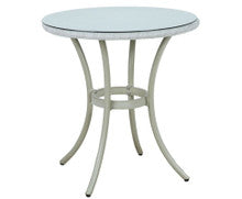 FRIEDA ROUND OUTDOOR DINING TABLE - WHITE