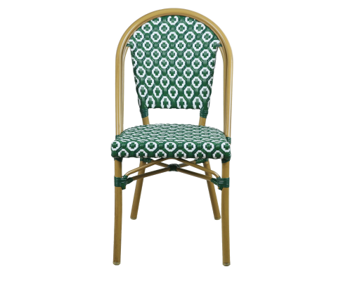 ILLANA (SET OF 2) OUTDOOR DINING CHAIR - GREEN