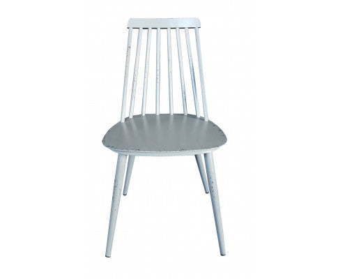 AURELIUM (SET OF 2) INDOOR/ OURDOOR ALUMINIUM DINING CHAIR - GREY