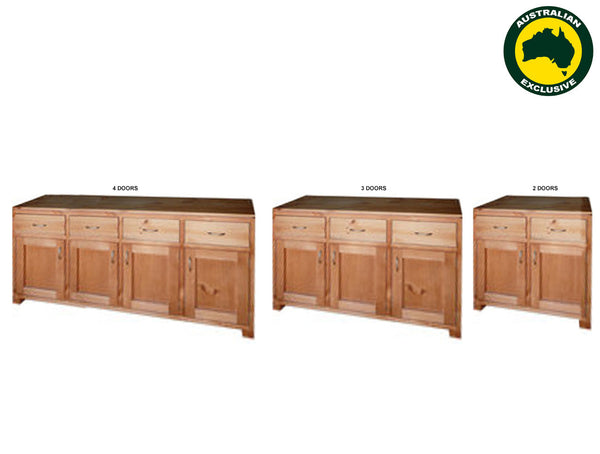 VENICE (AUSSIE MADE) BUFFET COLLECTION - ASSORTED STAINED COLOURS