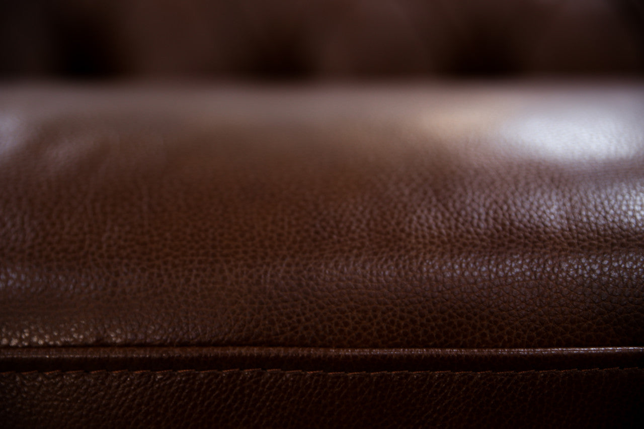 CAMBRIDGE 2.5 SEATER + 3 SEATER LEATHER LOUNGE SUITE - BUTTERSCOTCH
