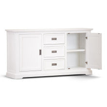 COASTAL BUFFET - 2 DOOR / 3 DRAWER - 1660(L) x 470(W) - BRUSHED