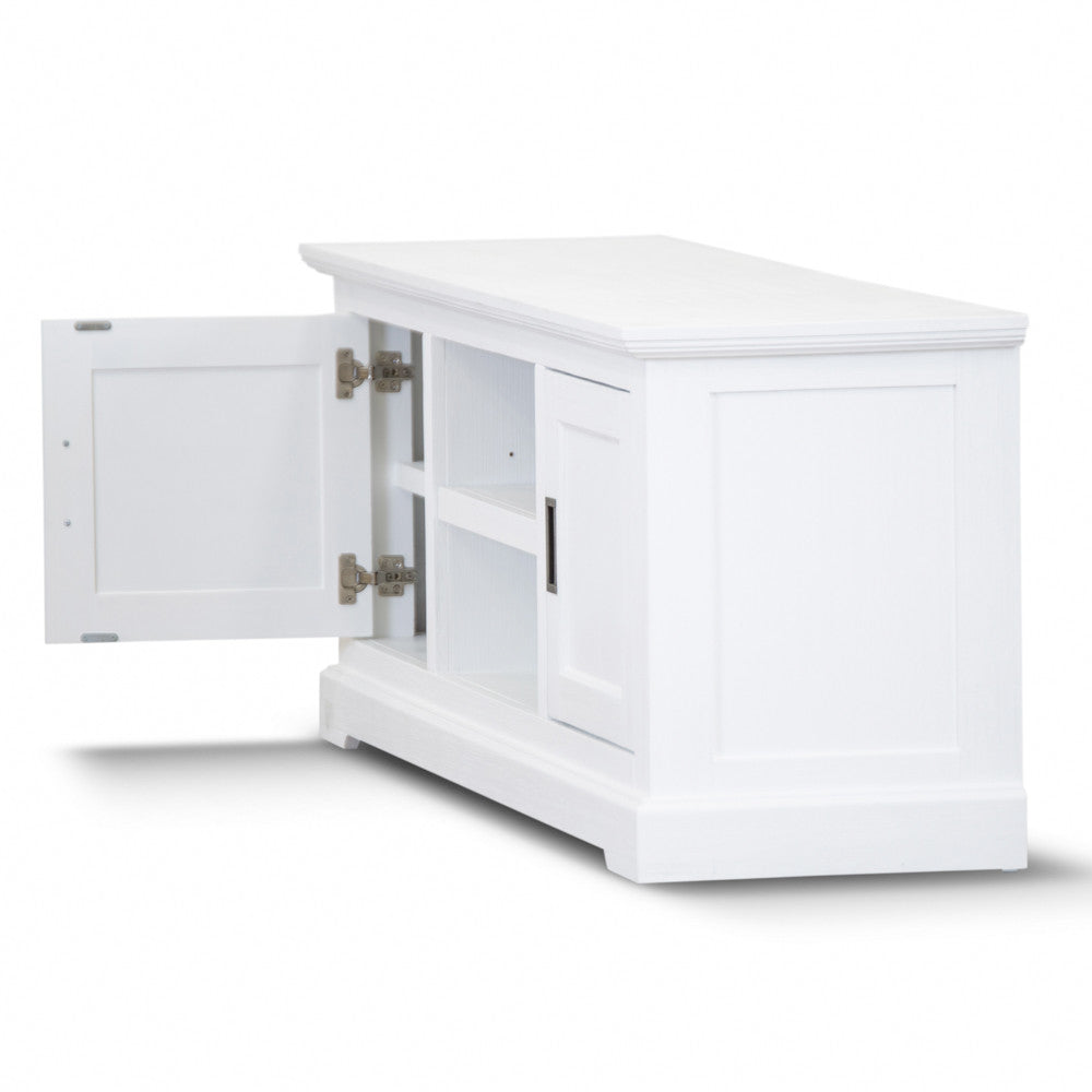 COASTAL TV UNIT - 2 DOOR / 2 NICHE - 1600(L) x 450(W) - BRUSHED