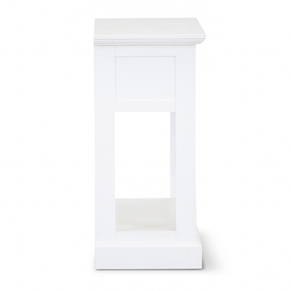 COASTAL CONSOLE TABLE - 2 DRAWER - 1250(L) x 380(W) - BRUSHED