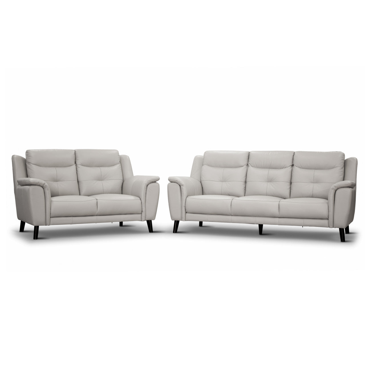 GEORGIA 2 SEATER + 3 SEATER LOUNGE SUITE - SILVER (PICTURED) OR GUNMETAL