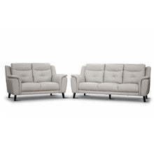 GEORGIA 2 SEATER + 3 SEATER LOUNGE SUITE - SILVER (PICTURED) OR GUNMETAL
