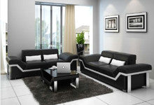 BEAZ (K5007D) 3 SEATER + 3 SEATER + COFFEE TABLE - CHOICE OF LEATHER AND ASSORTED COLOURS AVAILABLE