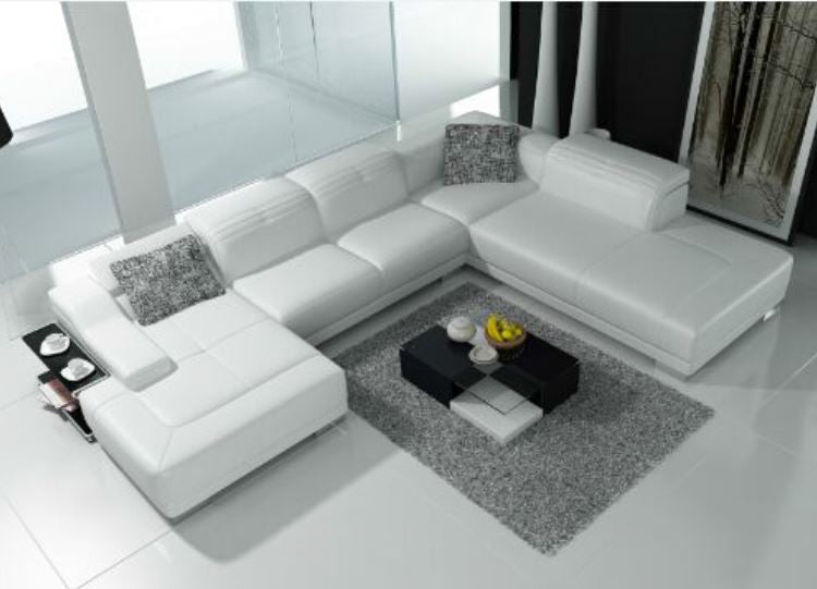 RUDD (K5002) CORNER LOUNGE SUITE + COFFEE TABLE - CHOICE OF LEATHER AND ASSORTED COLOURS AVAILABLE