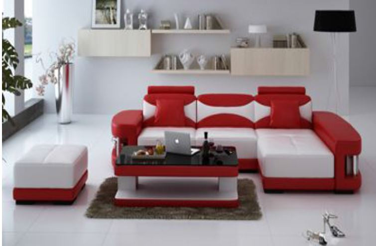 CHESHIRE (F3001D) CHAISE LOUNGE SUITE + COFFEE TABLE & FOOT STOOL - CHOICE OF LEATHER AND ASSORTED COLOURS AVAILABLE