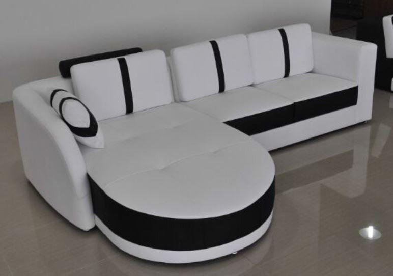 DINAN (A1122B) CHAISE SUITE - CHOICE OF LEATHER AND ASSORTED COLOURS AVAILABLE