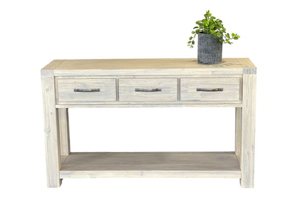 VALERIE CONSOLE TABLE - 760(H) x 1300(W) - WHITEWASH