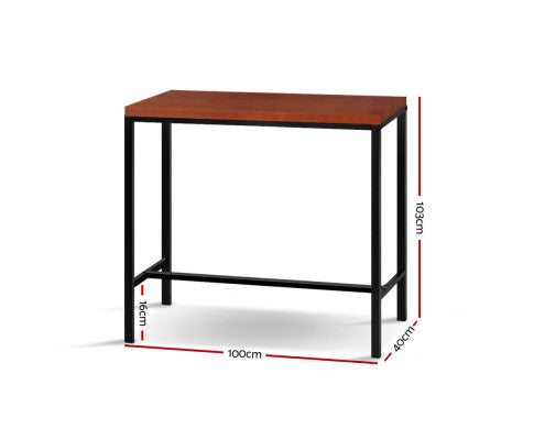 ARMELLE HIGH BAR TABLE - 1100(H) x 700(D) - WALNUT