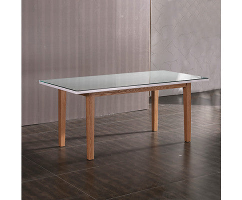 JAMIE DINING TABLE -1800(W) x 950(D) - WHITE ASH
