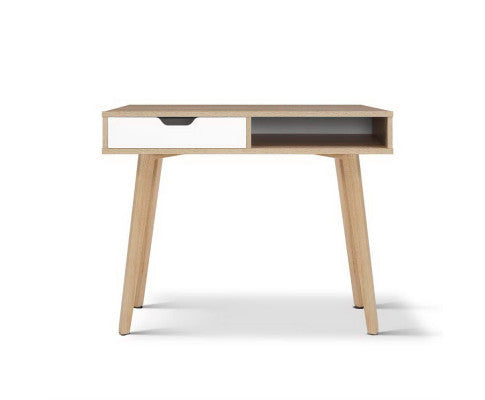AVALON COMPUTER DESK WITH DRAWERS - 900(W) x 450(D) - TWO TONE