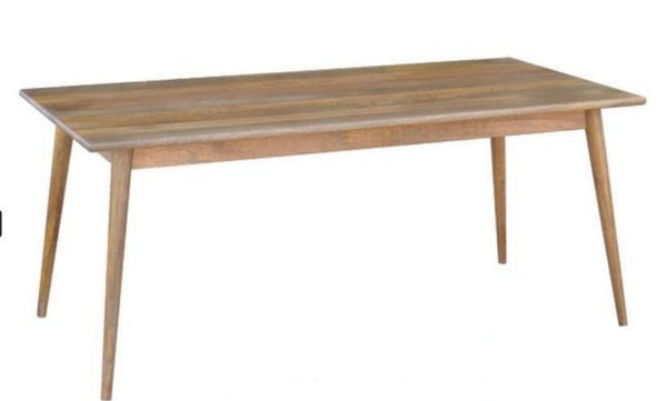 RETRO DINING TABLE ONLY (WORE-001) - 1800(L) X 900(W) - LIGHT OAK