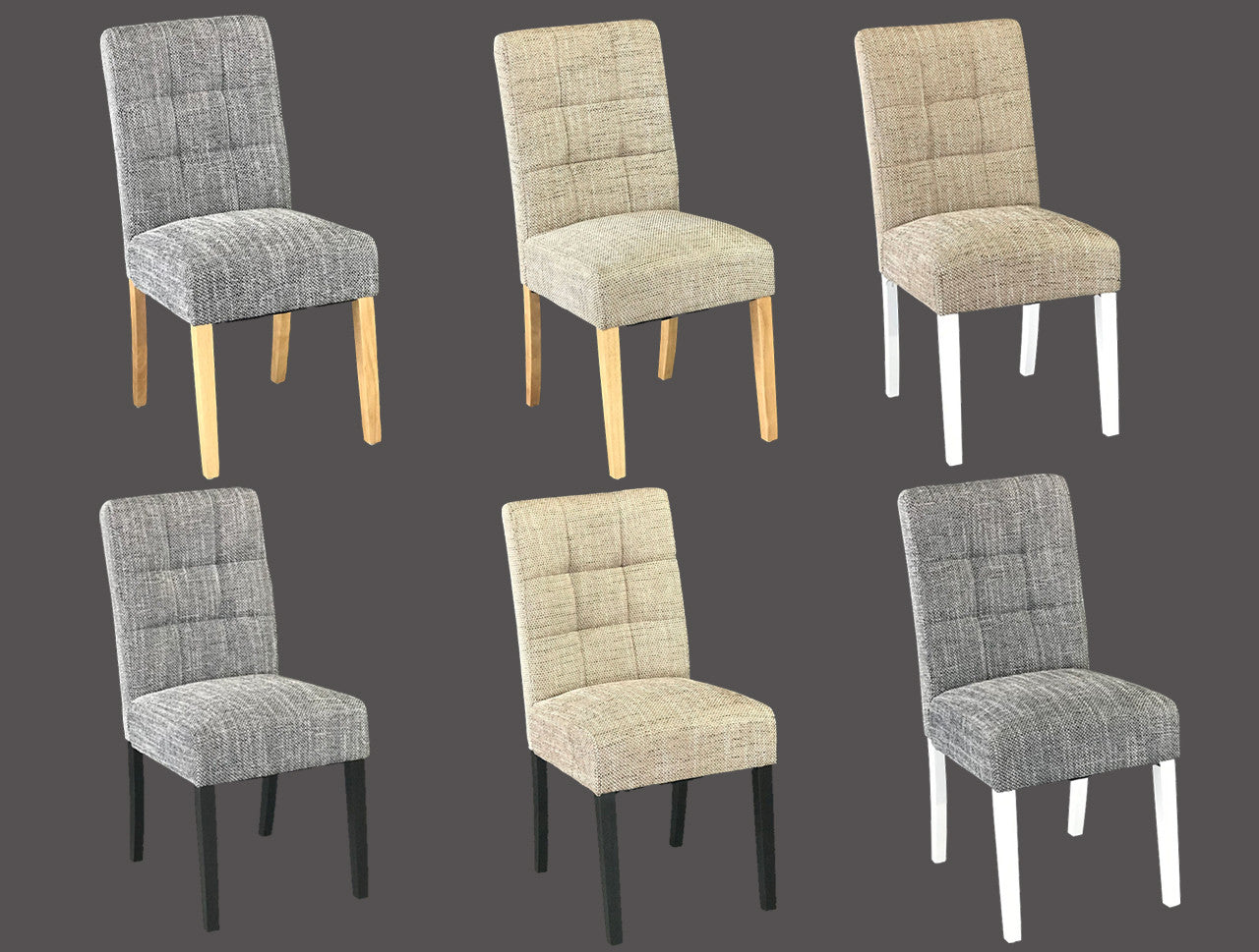 WAFFLE DINING CHAIR - ASSORTED COLOURS