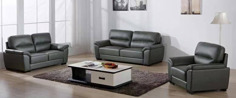 SANDY (MODEL-BS971) 3 SEATER + 2 SEATER + 1 SEATER LEATHER LOUNGE SUITE - ASSORTED COLOURS AVAILABLE