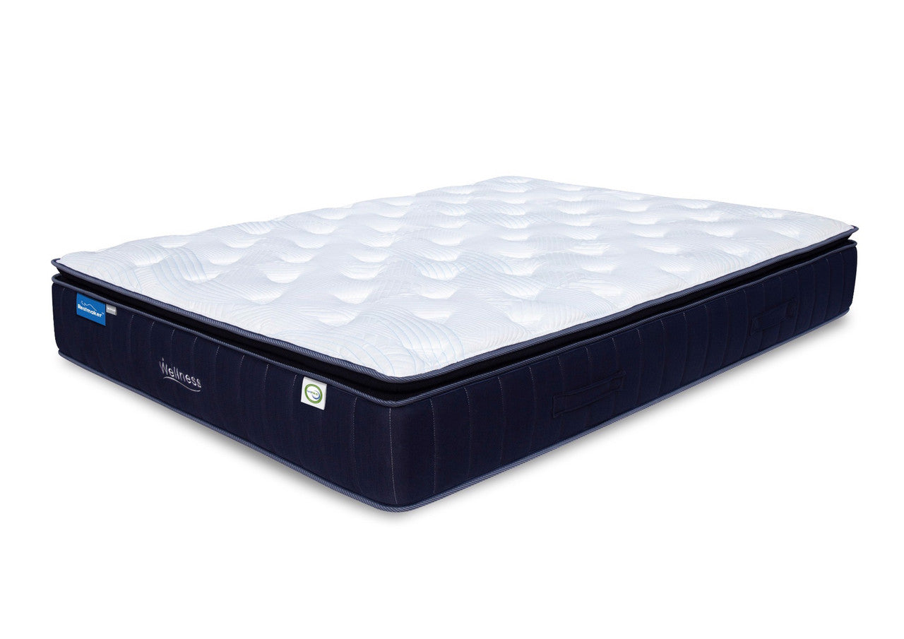 SINGLE WELLNESS EURO TOP POCKET SPRING MATTRESS WITH 360 FOAM BOX (IN A BOX) - MEDIUM