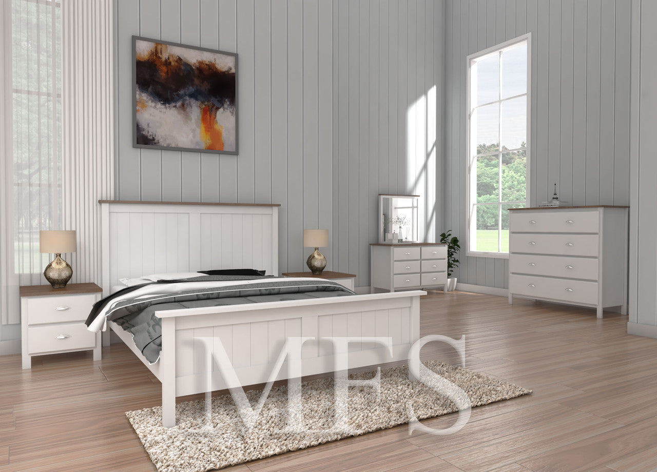 QUEEN WENDELL (CUSTOM MADE) BED - ASSORTED COLOURS