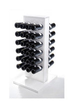 WINO PLUS 48 BOTTLE WINE RACK - 1010(H) X 500(W) X 600(D) - VANILLA