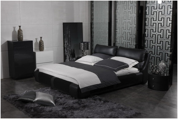EDWARD KING 3 PIECE BEDSIDE BEDROOM SUITE WITH (#121 BEDSIDES) - LEATHERETTE - ASSORTED COLOURS (WITH OPTIONAL UPGRADE FOR GAS LIFT UNDERBED STORAGE)