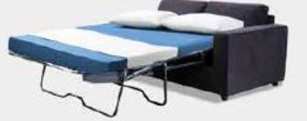 ALICE DOUBLE SOFA BED WITH INNERSPRING MATTRESS - ASSORTED COLOURS