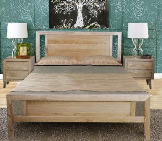 KING OHKLAHOMA BED ( MODEL 1-19-3-5-14-19-9-15-14) - AS PICTURED