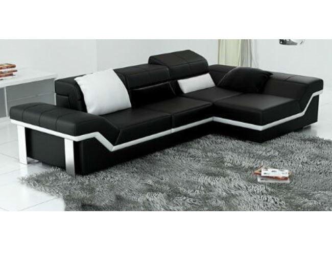 BEAZ (K5007F) CHAISE LOUNGE + COFFEE TABLE - CHOICE OF LEATHER AND ASSORTED COLOURS AVAILABLE
