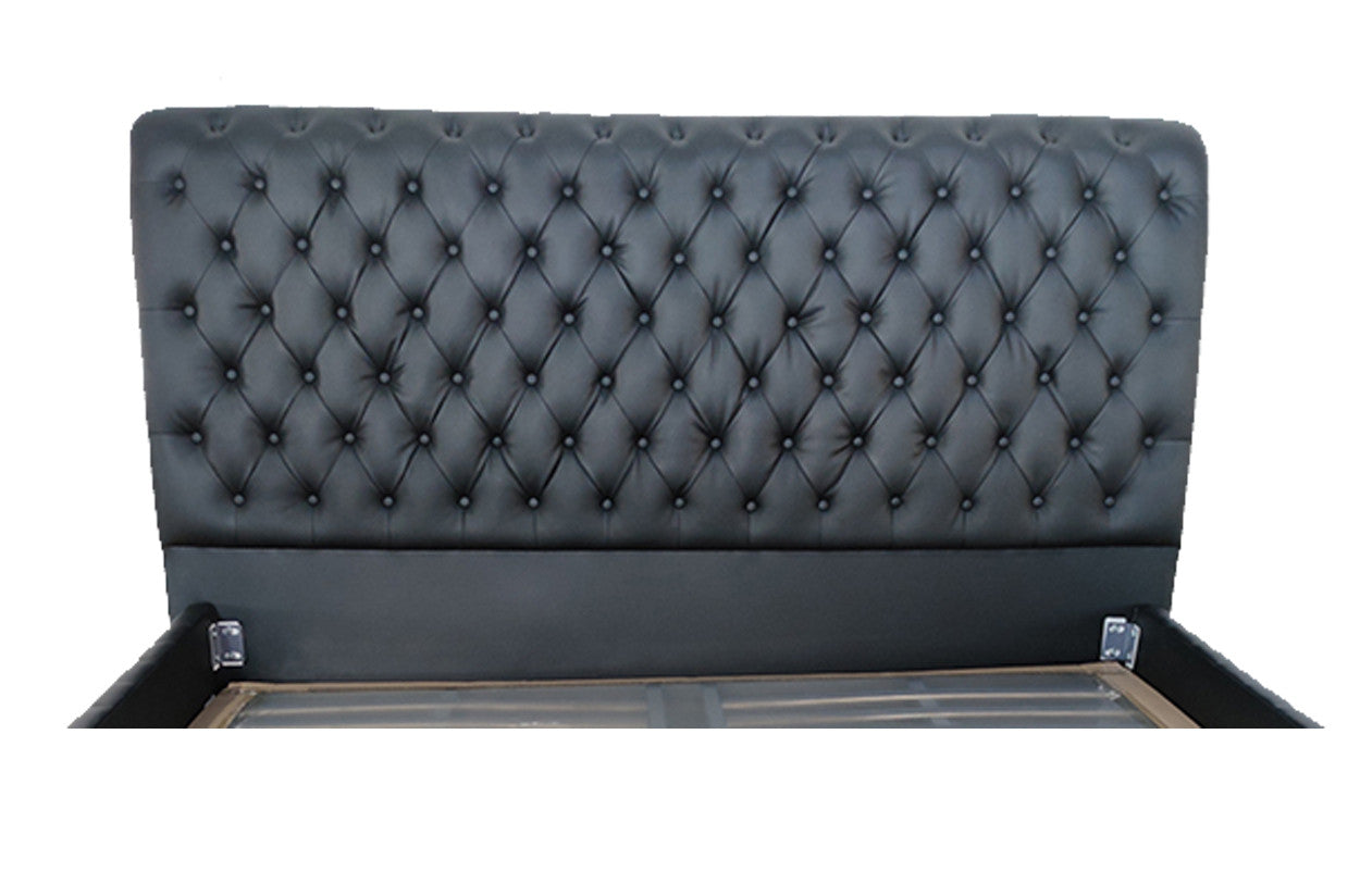 LUTHER DOUBLE BUTTONED OR DIAMONTE BEDHEAD 1300(H) (MODEL: B104#) - ASSORTED COLOURS