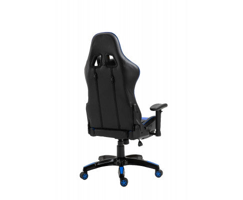 NIXON RECLINER OFFICE COMPUTER CHAIR - BLACK & BLUE