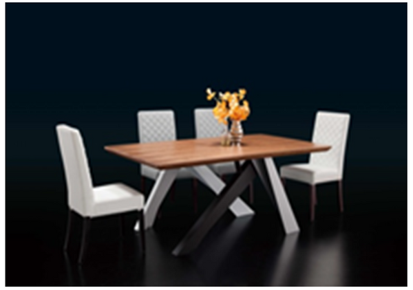 LAVIDA LEATHERETTE DINING CHAIR ONLY -(MODEL: 56022) - AS PICTURED