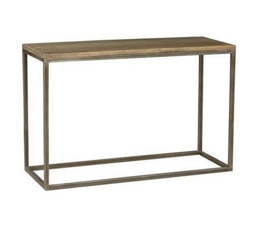 BYRON (BN-002) CONSOLE TABLE - 780(H) X 1100(W) X 40(D) - DISTRESSED NATURAL