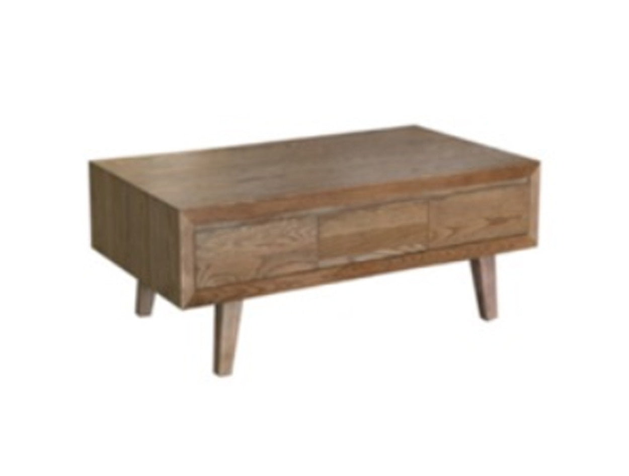 OHKLAHOMA TIMBER COFFEE TABLE - 1350(W) X 750(D) - AS PICTURED