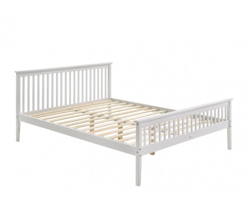 QUEEN JUSTINE BED - WHITE