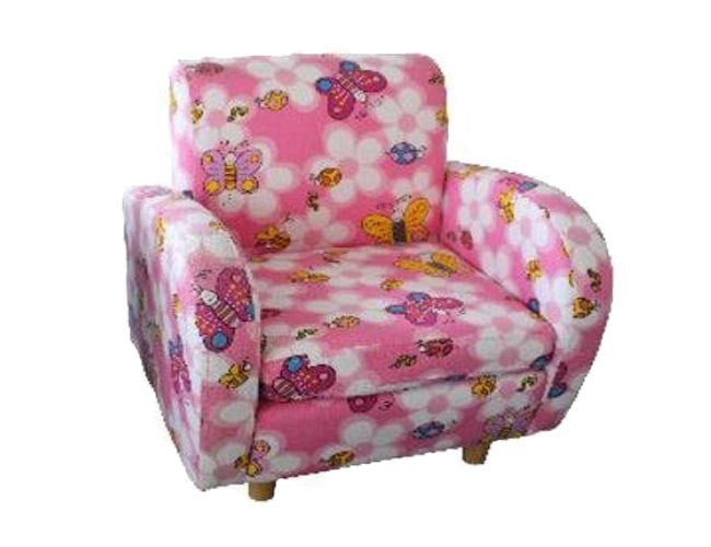 LE PETIT FABRIC CHILDS CHAIR - BUTTERFLY PINK