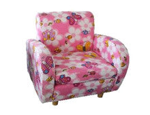 LE PETIT FABRIC CHILDS CHAIR - BUTTERFLY PINK