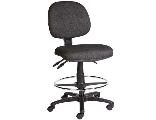 ERGO 300D DRAFTING CHAIR WITH GAS LIFT - ASSORTED COLOURS