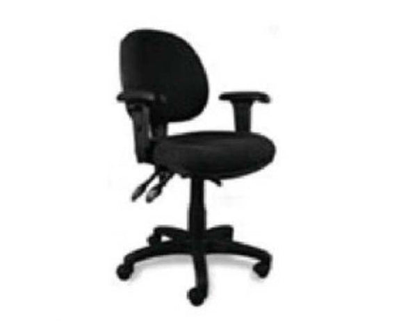 ERGO 3 LEVER 300 LOW BACK CLERICAL ARM CHAIR WITH GAS LIFT - ASSORTED COLOURS