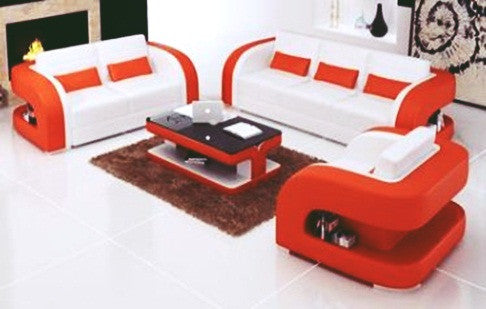LARIMA (F3002C) 3 SEATER + 2 SEATER + 1 SEATER LOUNGE - CHOICE OF LEATHER AND ASSORTED COLOURS AVAILABLE