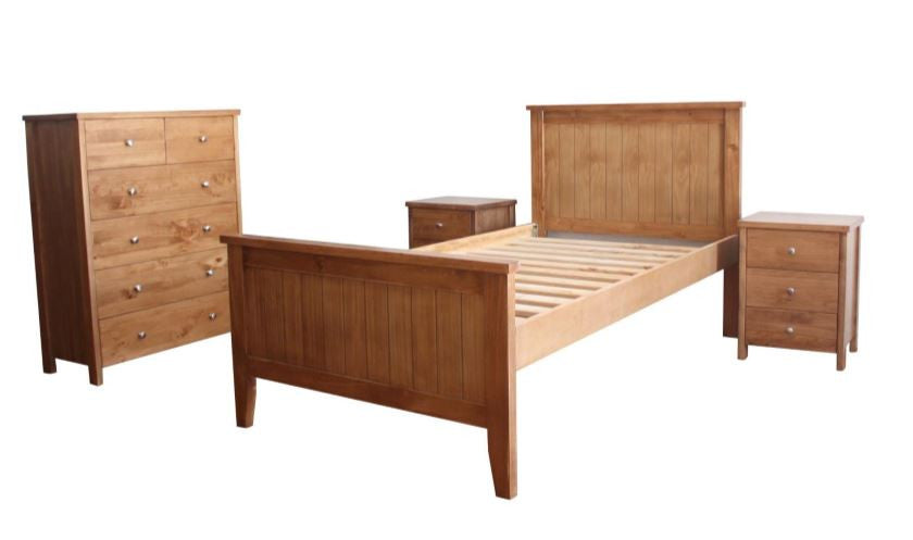 LANCASTER 6 DRAWER TALLBOY CHEST - (MODEL: 12-5-15) - AS PICTURED