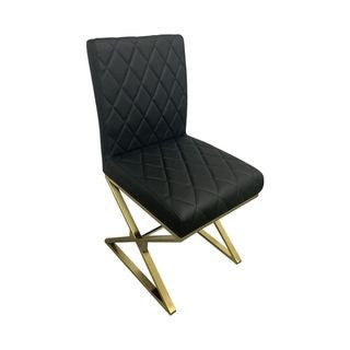 CYRENE 7 PIECE DINING SETTING 1800(W) - TITANIUM GOLD