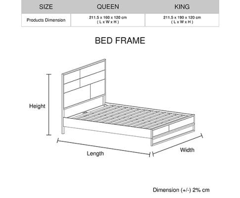 GAILE KING 4 PIECE (TALLBOY) BEDROOM SUITE - LIGHT OAK