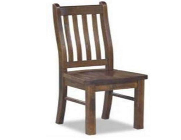 JAMAICA SOLID TIMBER DINING CHAIRS - ROUGH SAWN BLACKWOOD