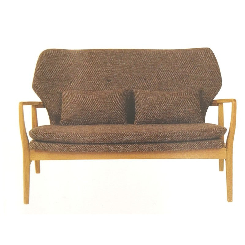 KARL 2 SEATER SOFA WITH 2 CUSHIONS - ASSORTED COLOURS