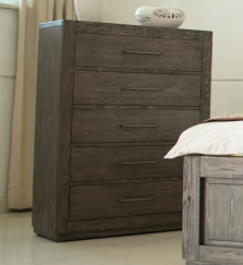 LINDSAY (AUSSIE MADE) KING 4 PIECE (TALLBOY) BEDROOM SUITE - ASSORTED STAINED COLOURS