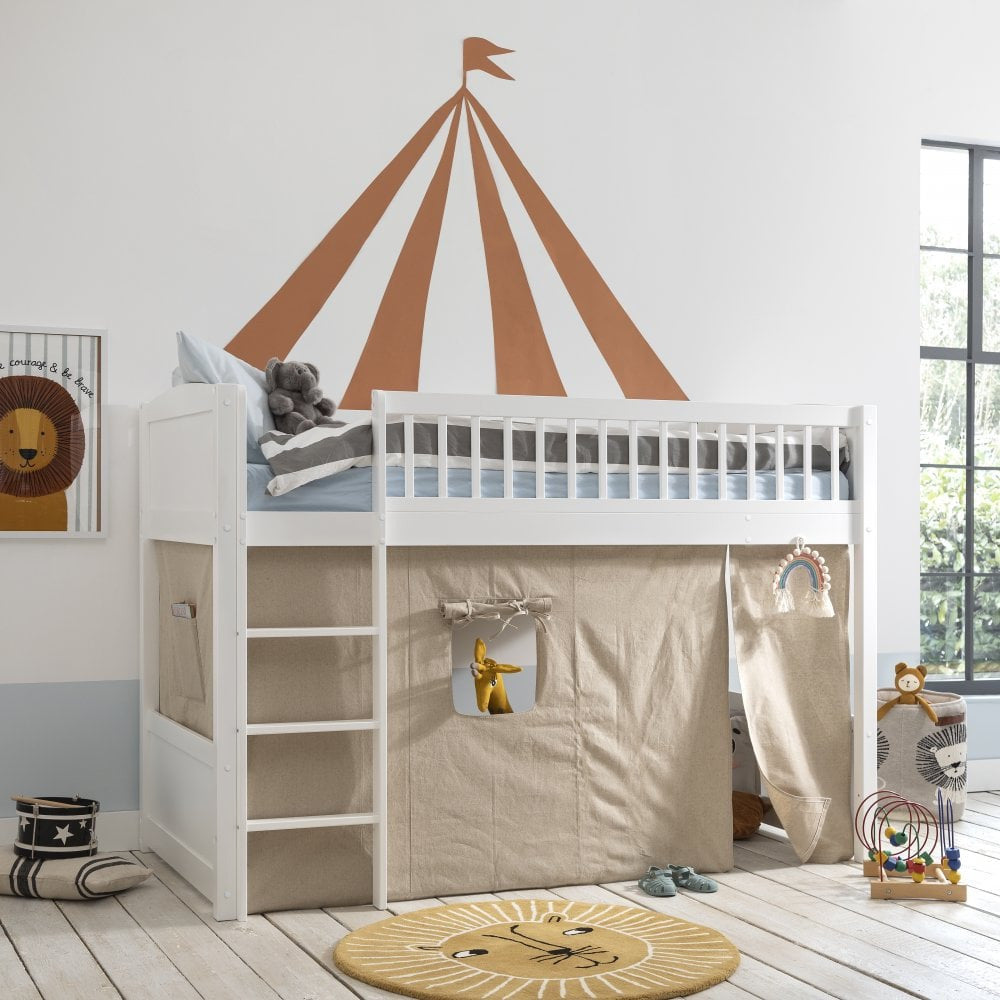 SINGLE LOTTIE PANEL MIDI SLEEPER - WHITE