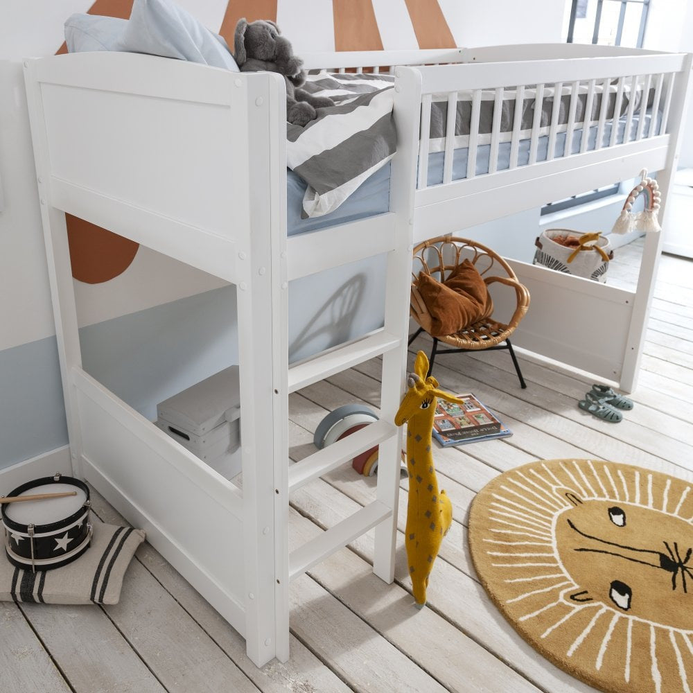 SINGLE LOTTIE PANEL MIDI SLEEPER - WHITE