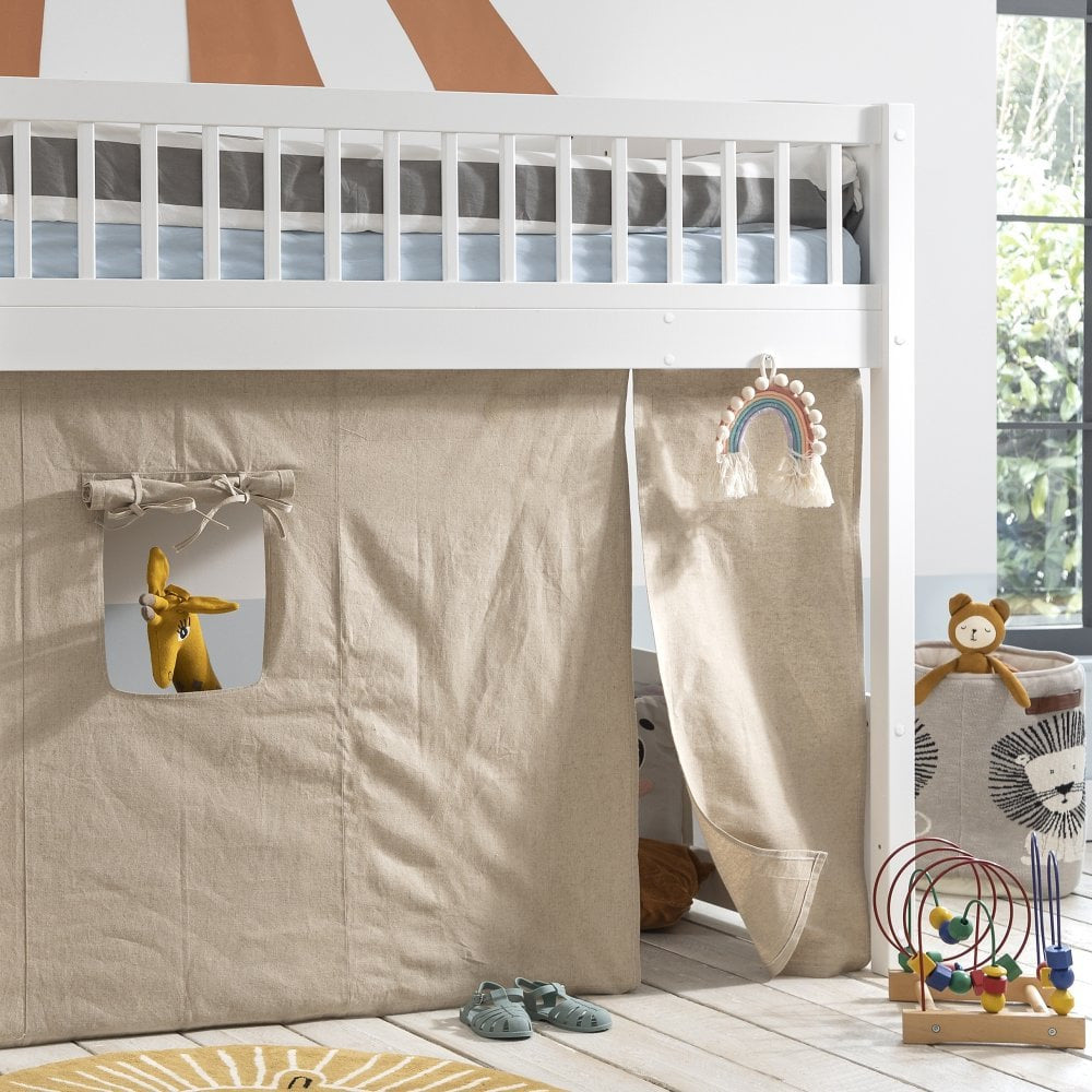 SINGLE LOTTIE PANEL MIDI SLEEPER - WHITE